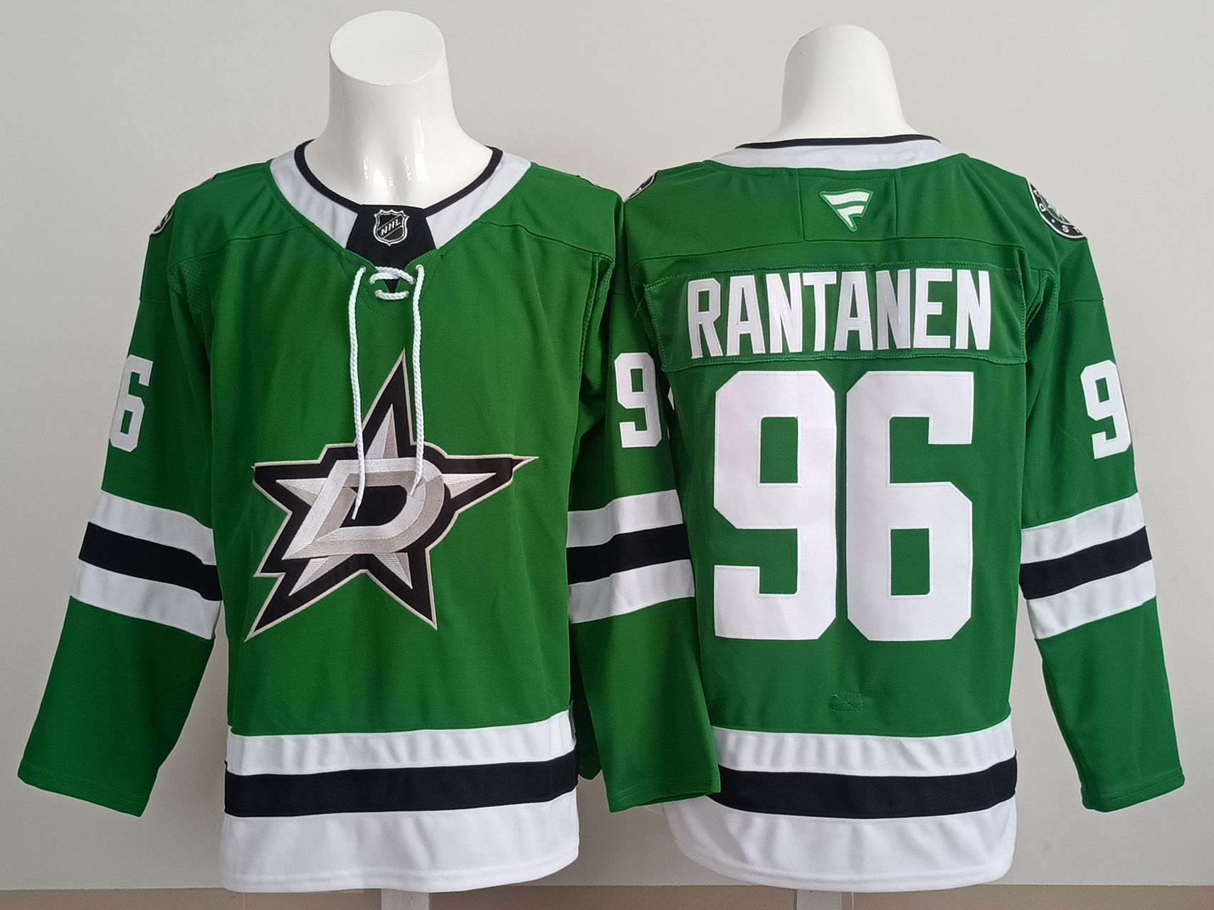 Men 2025 Dallas Stars #96 Rantanen Green NHL Jersey style 01